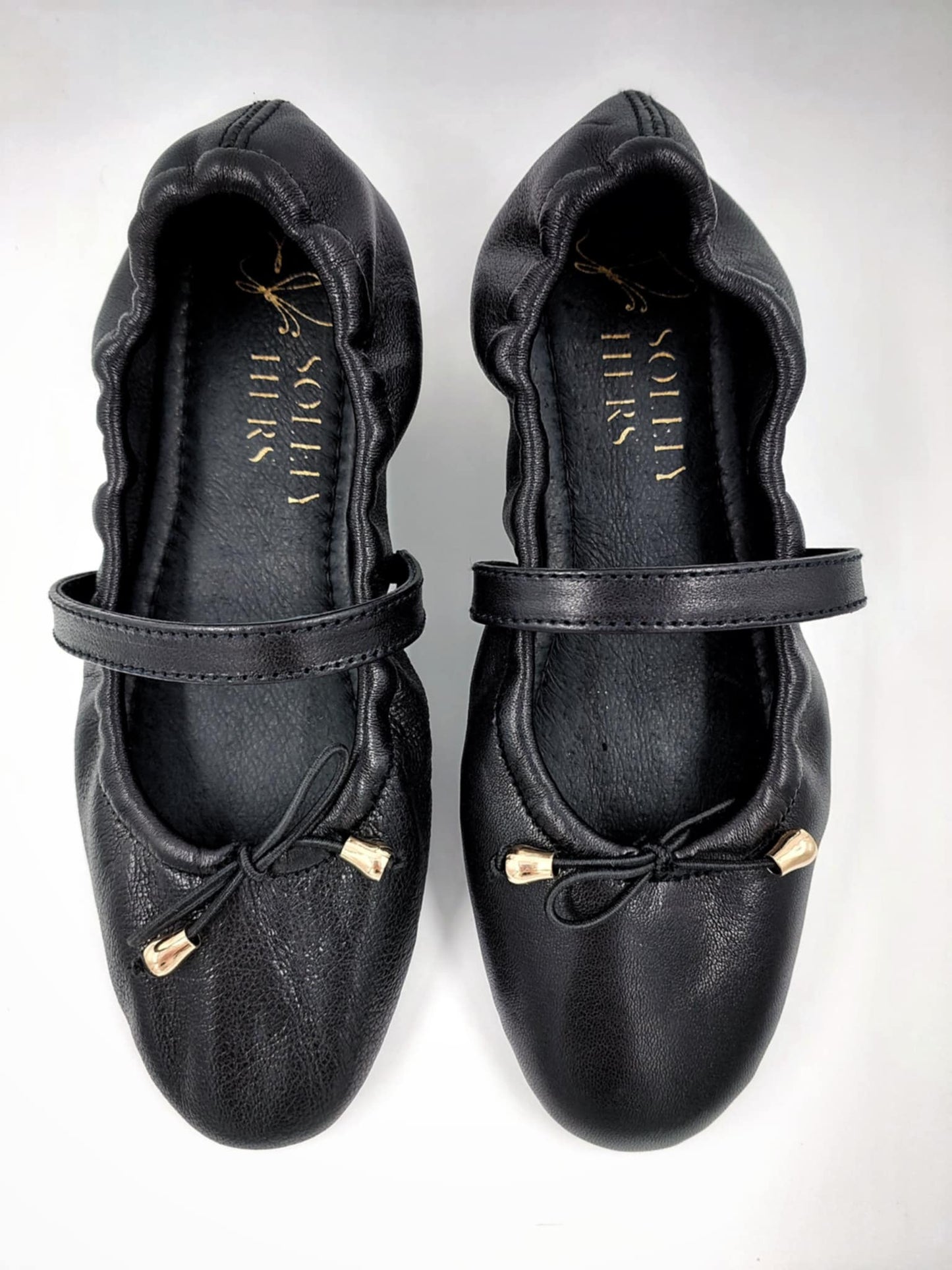 Maria Ballet Flats Shoes - Black