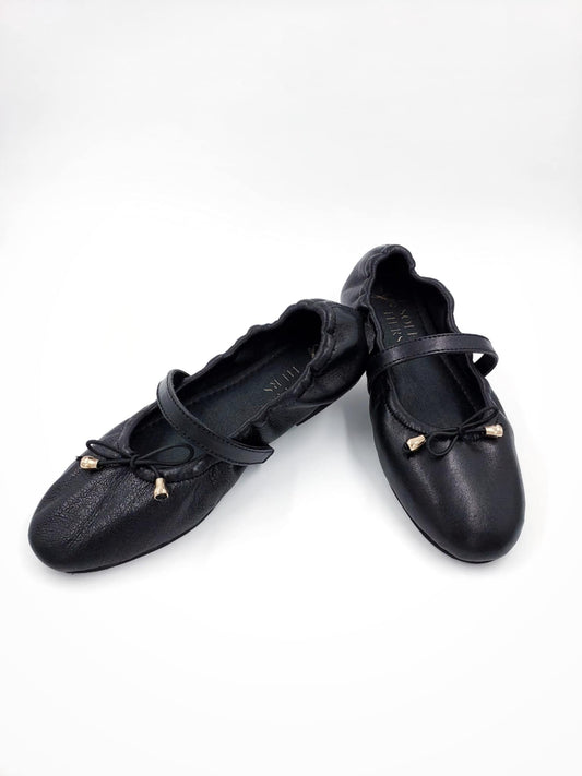 Maria Ballet Flats Shoes - Black