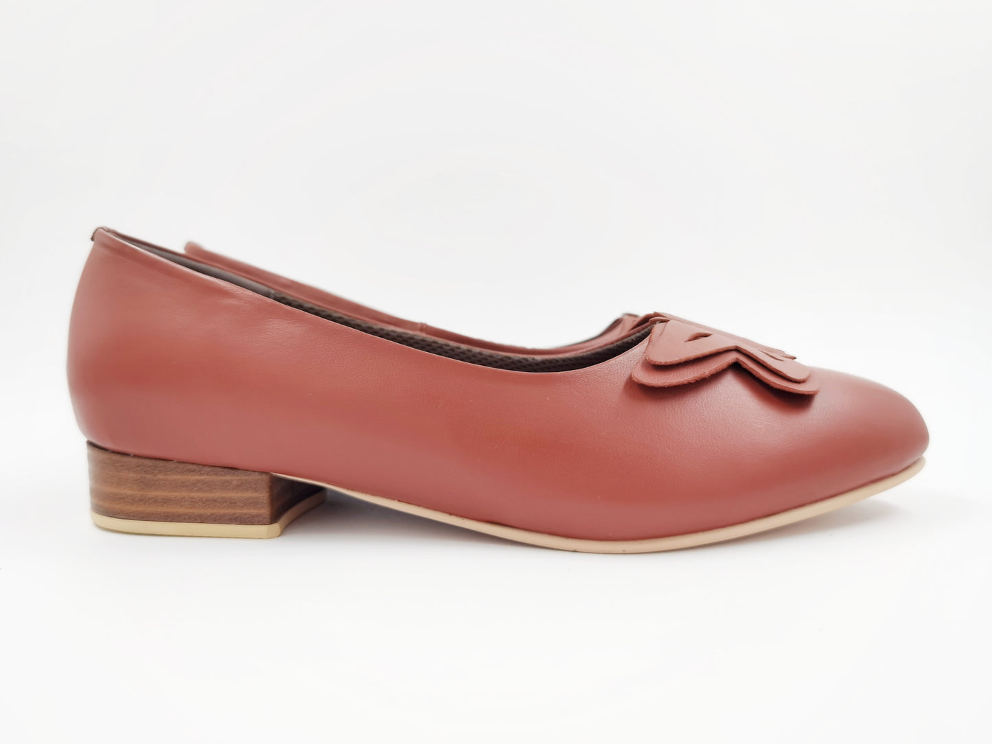 Valentina Block Heels (Brown)
