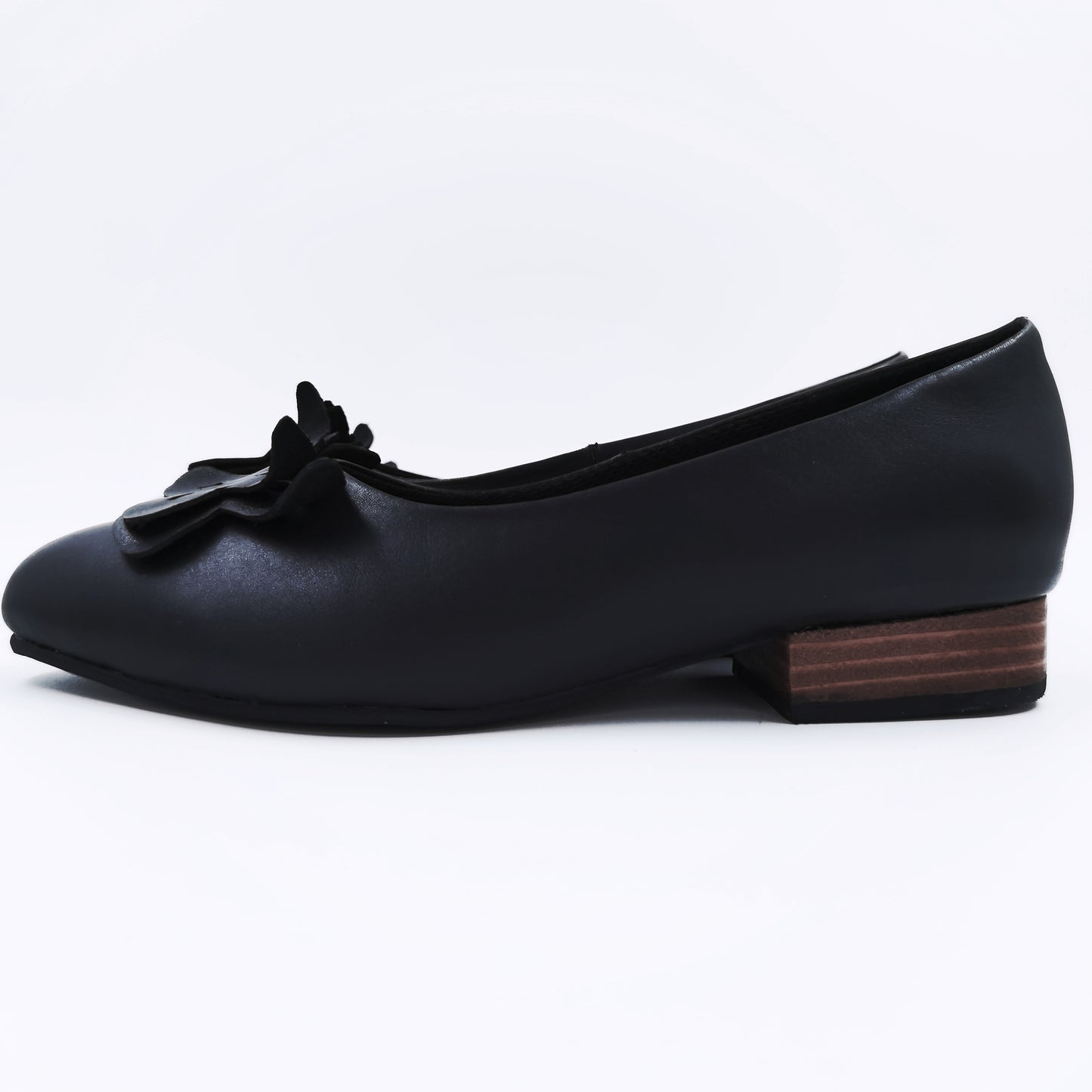 Valentina Block Heels (Black)